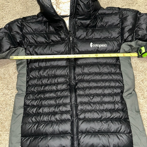 NWOT COTOPAXI Women’s XS Fuego Down Puffer Coat Jacket Black 800FP Hooded - Picture 5 of 10
